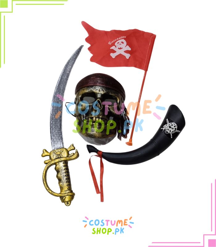 Pirate set character costume accessories