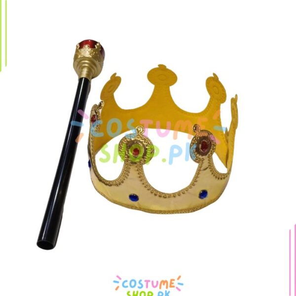 king crown character costume accessories