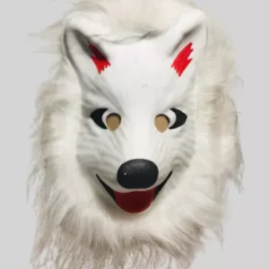 White Wolf Face Mask