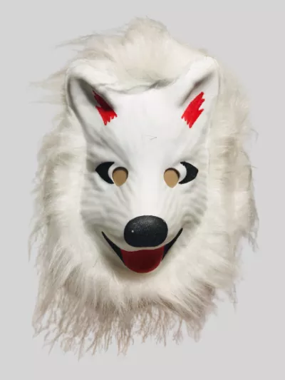 White Wolf Face Mask