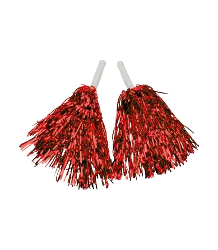 Red Pom Poms