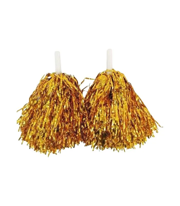 Gold Pom Poms