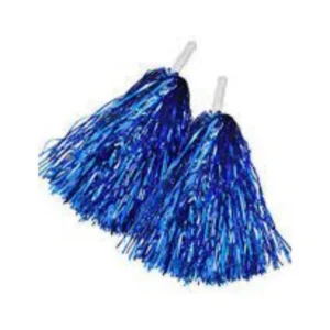Blue Pom Poms